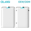 OLANSI K08A WIFI-besturing CADR 488 Luchtreiniger met luchtbevochtiger Low Noise Energy Saving Dust Sensor Air Purifier With PM2.5
