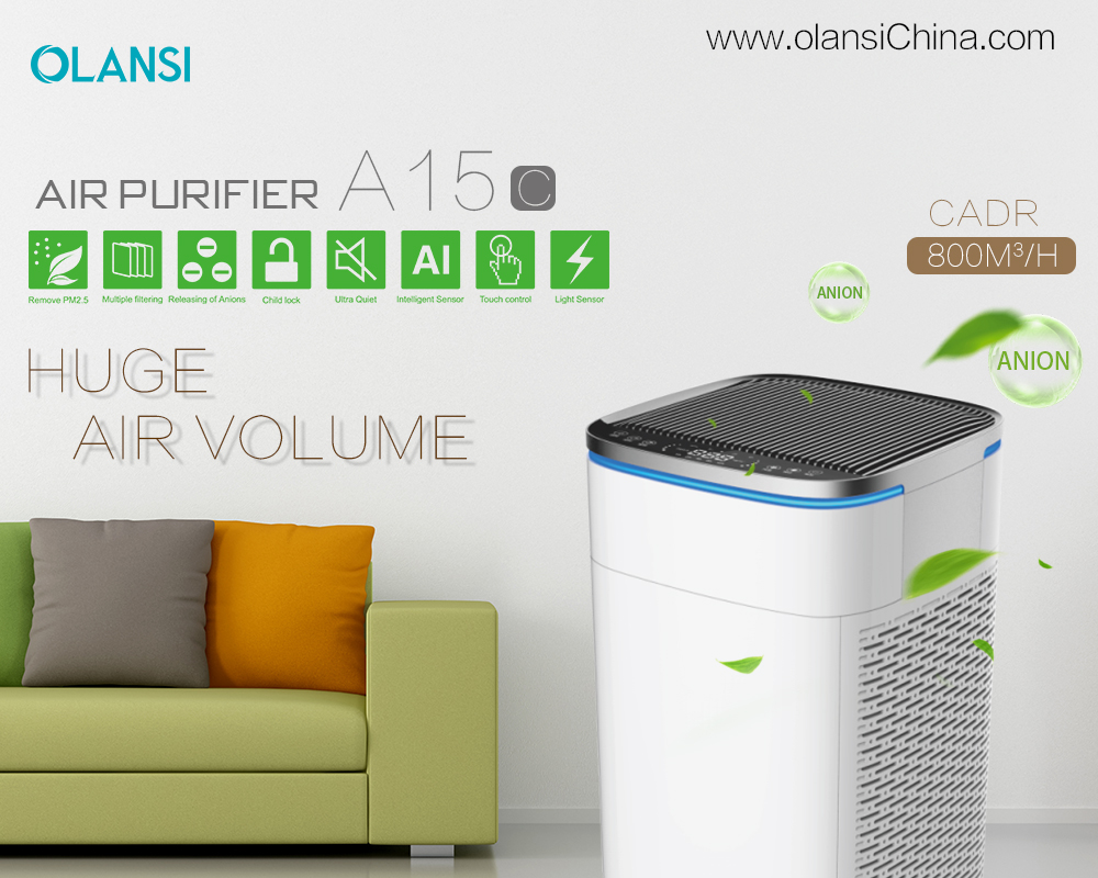 De wereldwijde behoefte van Olansi Air Purifier voor uw huis